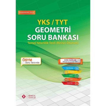 YKS TYT 1. Oturum Geometri Soru Bankası Sonuç Yayınları