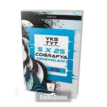 YKS TYT 2019 5x25 Coğrafya Denemeleri Kollektif Pelikan Tıp Teknik Yayınları