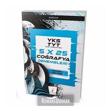 YKS TYT 2019 5x25 Coğrafya Denemeleri Kollektif Pelikan Tıp Teknik Yayınları