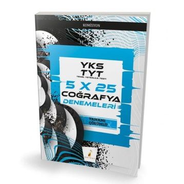 YKS TYT 5x25 Coğrafya Denemeleri Pelikan Yayınları