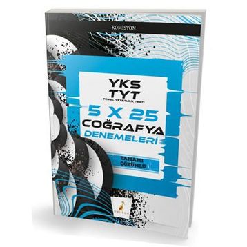 YKS TYT 5x25 Coğrafya Denemeleri Pelikan Yayınları