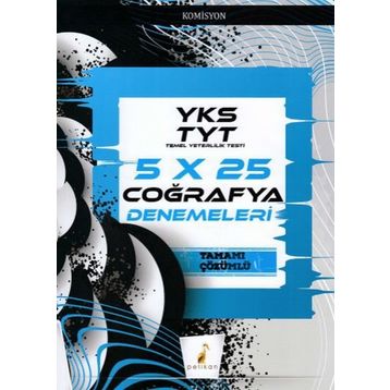 YKS TYT 5x25 Coğrafya Denemeleri Pelikan Yayınları