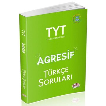 YKS TYT Agresif Türkçe Soruları Soru Bankası Editör Yayınları