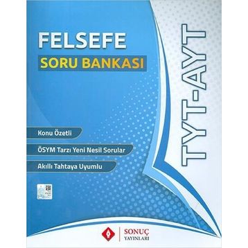 YKS TYT AYT Felsefe Soru Bankası-Sonuç Yayınları