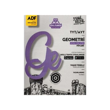 YKS TYT AYT Geometri Soru Bankası Soru Kalesi Yayınları