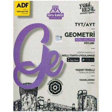 YKS TYT AYT Geometri Soru Bankası Soru Kalesi Yayınları