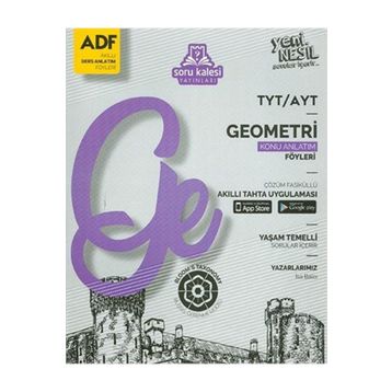YKS TYT AYT Geometri Soru Bankası Soru Kalesi Yayınları