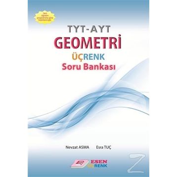 YKS TYT AYT Geometri Üç Renk Soru Bankası Esen Yayınları