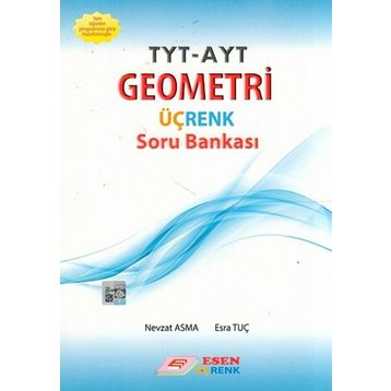 YKS TYT AYT Geometri Üç Renk Soru Bankası Esen Yayınları