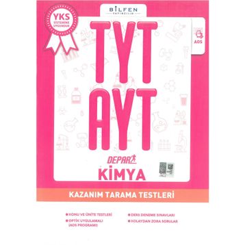 YKS TYT AYT Kimya Depar Konu Anlatımlı Bilfen Yayınları