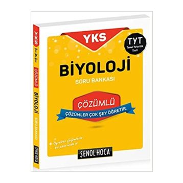 YKS TYT Biyoloji Çözümlü Soru Bankası - Şenol Hoca Yayınları