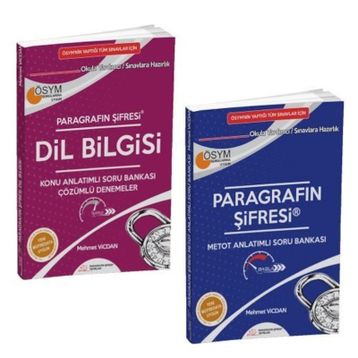 YKS TYT KPSS ALES Paragrafın Şifresi Dil Bilgisi Konu Anlatımlı Soru Bankası Paragrafın Şifresi Yayıncılık