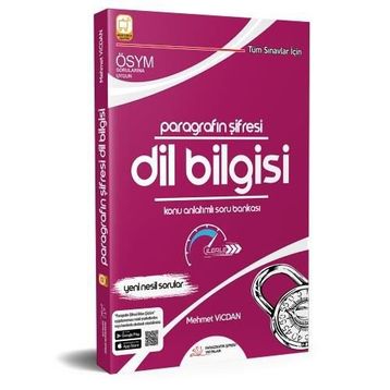 YKS TYT KPSS ALES Paragrafın Şifresi Dil Bilgisi Konu Anlatımlı Soru Bankası Paragrafın Şifresi Yayıncılık