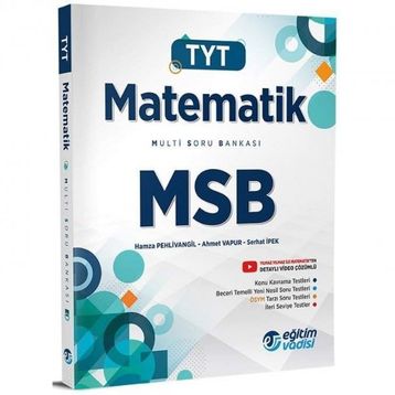 YKS TYT Matematik MSB Multi Soru Bankası Video Çözümlü