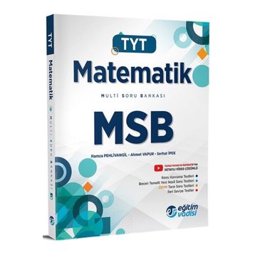 YKS TYT Matematik MSB Multi Soru Bankası Video Çözümlü