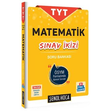 YKS TYT Matematik Sınav İkizi Soru Bankası-Şenol Hoca Yayınları