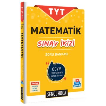YKS TYT Matematik Sınav İkizi Soru Bankası-Şenol Hoca Yayınları
