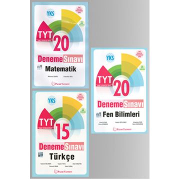 YKS TYT Matematik-Türkçe-Fen Bilimleri Deneme Seti Palme Kitabevi