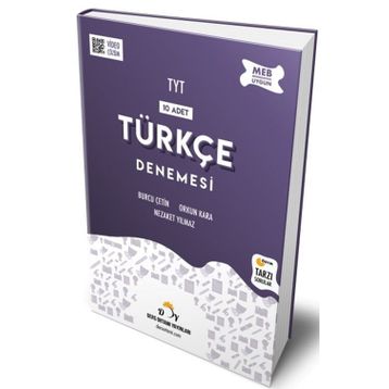 YKS TYT Ondan Kaçmaz 10 lu Denemesi Türkçe Temel Matematik Kültür Yayıncılık - Kültür Yayınları Komisyon