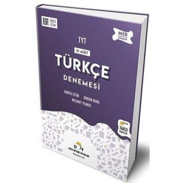 YKS TYT Ondan Kaçmaz 10 lu Denemesi Türkçe Temel Matematik Kültür Yayıncılık - Kültür Yayınları Komisyon