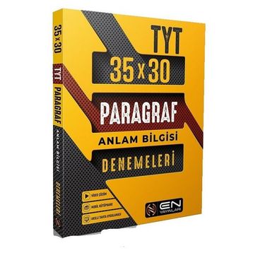 Yks Tyt Paragraf Anlam Bilgisi 35x30 Deneme Seti