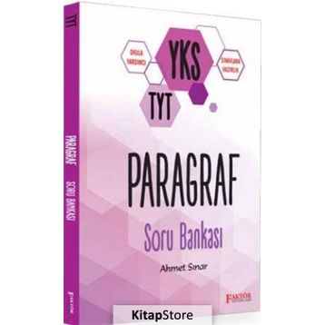YKS-TYT Paragraf Soru Bankası Ahmet Sınar Faktör Yayınları