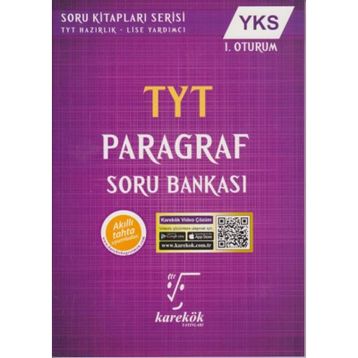 YKS TYT Paragraf Soru Bankası - Karekök Yayınları