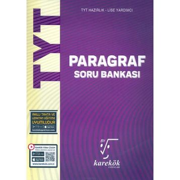 YKS TYT Paragraf Soru Bankası - Karekök Yayınları