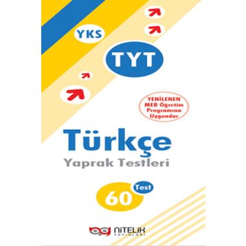 YKS TYT Türkçe 60 Yaprak Test Nitelik Yayınları