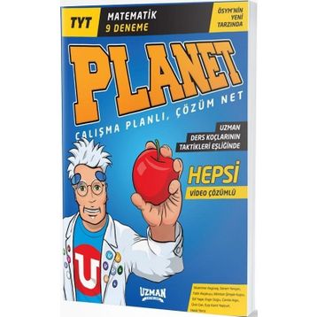 YKS TYT Türkçe Planet 9 Deneme Video Çözümlü-Uzman Yayınları