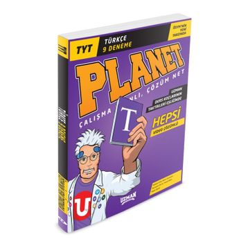 YKS TYT Türkçe Planet 9 Deneme Video Çözümlü-Uzman Yayınları