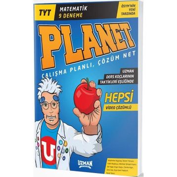 YKS TYT Türkçe Planet 9 Deneme Video Çözümlü-Uzman Yayınları