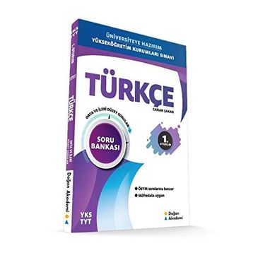 YKS TYT Türkçe Soru Bankası Orta İleri Düzey - Doğan Akademi
