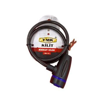YMK 732 8 mm x 65 cm Bisiklet Kilidi