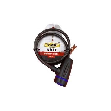 YMK 732 8 mm x 65 cm Bisiklet Kilidi