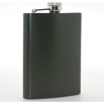 Ynt İthalat ALK2664 Paslanmaz Çelik 8 Oz Derili Tekli Matara