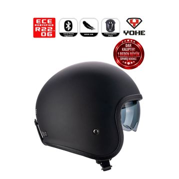 Yohe Retro Motor Kaskı