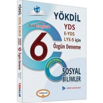 YÖKDİL Sosyal Bilgiler Tamamı Çözümlü 6 Özgün Deneme - Bekir Sami Dilman