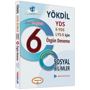 YÖKDİL Sosyal Bilgiler Tamamı Çözümlü 6 Özgün Deneme - Bekir Sami Dilman