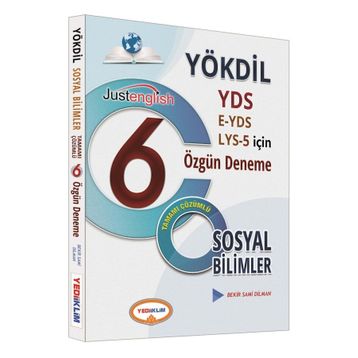 YÖKDİL Sosyal Bilgiler Tamamı Çözümlü 6 Özgün Deneme - Bekir Sami Dilman