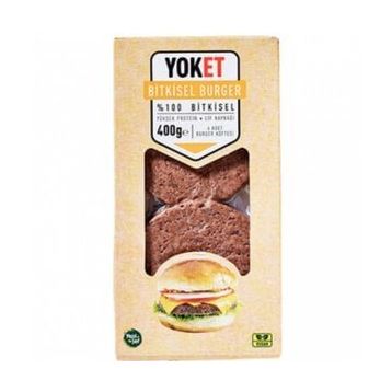 Yoket 4'lü 400 gr Bitkisel Burger Köftesi