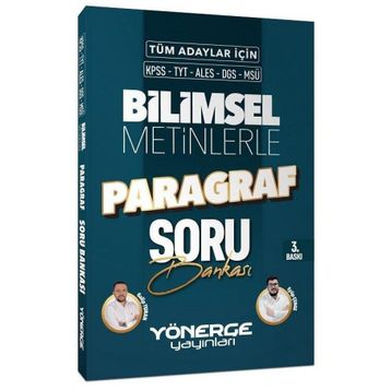 Yönerge 2023 KPSS TYT ALES DGS MSÜ Bilimsel Metinlerle Paragraf Soru Bankası