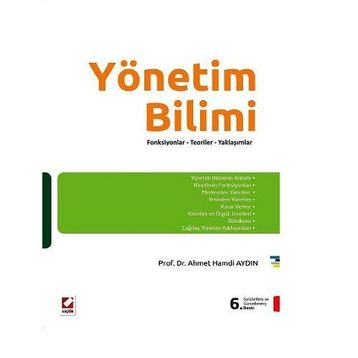 Yönetim Bilimi - Ahmet Hamdi Aydın