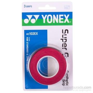 Yonex AC102 3'lü Sarı Badminton Raket Gripi