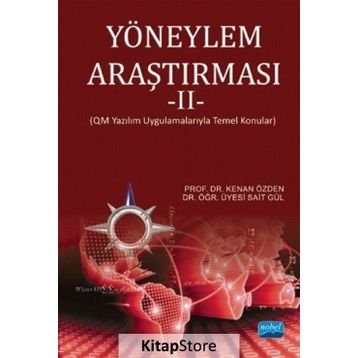 Yöneylem Araştırması 2 - Kenan Özden