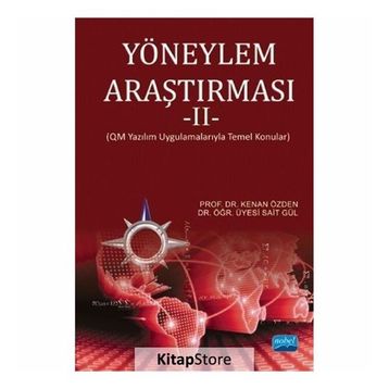 Yöneylem Araştırması 2 - Kenan Özden