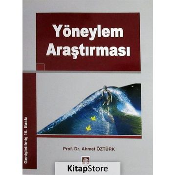 Yöneylem Araştırması - Ahmet Öztürk