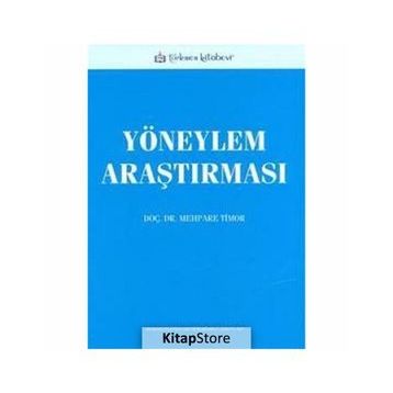 Yöneylem Araştırması - Mehpare Timor