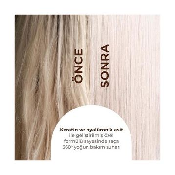 Yoon 360 Derece Yoğun Onarıcı Keratin ve Hyalüronik Asit İçeren Besleyici 250 ml Saç Bakım Maskesi
