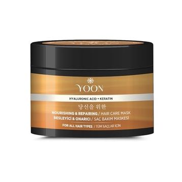 Yoon 360 Derece Yoğun Onarıcı Keratin ve Hyalüronik Asit İçeren Besleyici 250 ml Saç Bakım Maskesi